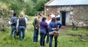 Productores de El Arenal analizaron junto con técnicos de la SsAF la marcha de la asociación