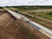 Muestran avances en la obra para el nuevo puente sobre la ruta 20, frente a Quines