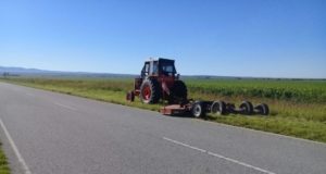 San Luis: desmalezaron los 34 kilómetros de la ruta que une Naschel y Villa del Carmen