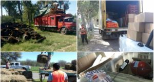 San Luis: múltiples decomisos de leña, verduras, fardos y pastas transportados sin papeles