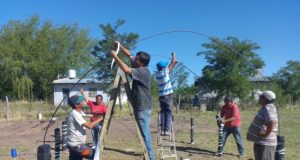 San Luis: una cooperativa desarrolla una huerta comunitaria en San Martín