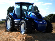 El nuevo tractor movido por biometano de New Holland lucirá su diseño futurista en Agrishow