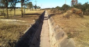 San Luis: trabajan en el sistema de canales que provee agua cruda en todo el noroeste provincial