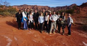 Periodistas recorrieron el Parque Nacional Sierra de las Quijadas y Merlo