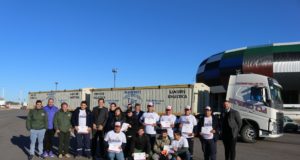 San Luis: nueva capacitación nacional de manejo de bitrenes en «La Pedrera»