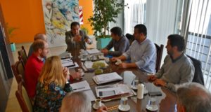 San Luis: el ministro Freixes recibió a la nueva comisión directiva del Colegio de Ingenieros Agrónomos