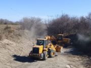 San Luis: iniciaron el reencauzamiento y desembanque de 7 kilómetros del río Conlara