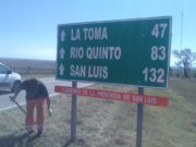San Luis: sumaron 104 carteles verticales en dos autopistas y tres rutas provinciales
