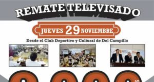 Mondino anuncia 8000 vacunos para el jueves 29 en Del Campillo