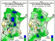 Lluvias récords: noviembre pulverizó los promedios históricos