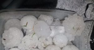 San Luis: viento, lluvia y granizo castigó a las localidades de Tilisarao y Candelaria