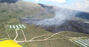San Luis: controlaron un foco de incendio en Villa del Carmen