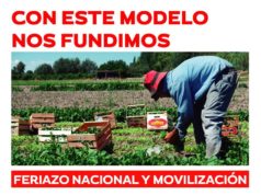 Agricultores realizan mil ferias para que se visibilice la crisis