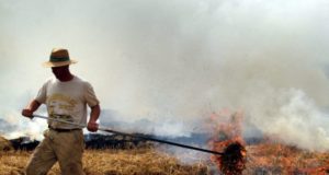 En Dupuy y Pedernera inicia el período de quemas controladas