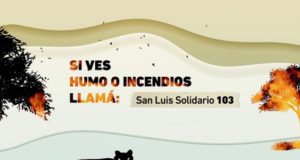 San Luis: recomiendan a vecinos y turistas tomar recaudos para evitar incendios