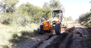 San Luis: tras las lluvias, reparan el tramo que comunica Saladillo y Los Membrillos