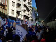 Masiva movilización de trabajadores de INTA