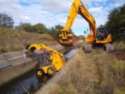 San Luis: finalizó la limpieza del Canal Paso de las Carretas