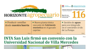 INTA: Apareció Horizonte Agropecuario Nº 116