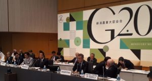 Etchevehere participó en un encuentro del G20