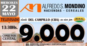 Mondino anuncia 9 mil cabezas en el televisado de Del Campillo