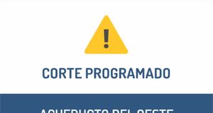 Por 3 días: el lunes 27 cortarán el ramal III del Acueducto del Oeste por mejoras