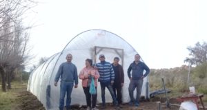 Agricultura Familiar construyó invernadero en Potrerillos