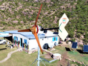 Energías renovables: instalan paneles solares y un aerogenerador en una escuela rural de San Luis