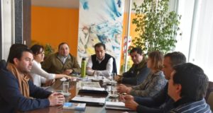El ministro Freixes recibió al presidente de la Sociedad Rural Río V
