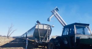 San Luis: la nueva estación comercial del tren de cargas despachó por primera vez 1.500 toneladas de maíz