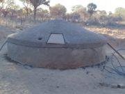 ProHuerta en San Luis: finalizó la construcción de la primera cisterna para acopio de agua