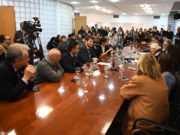 La Liga de Provincias Frente al Cambio Climático se reunió con senadores nacionales