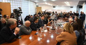 La Liga de Provincias Frente al Cambio Climático se reunió con senadores nacionales