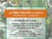 Charla sobre huerta en la Casa de la Cultura de Villa Mercedes