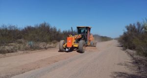 San Luis: reparan los 43 km del camino que une a los parajes Jarilla y Represa del Carmen