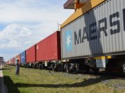Despacharon desde San Luis una nueva formación ferroviaria con alfalfa para exportar
