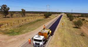 Ruta nacional 146: comenzó en San Luis la rehabilitación integral de la variante de Pescadores