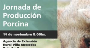 INTA organiza una jornada de Producción Porcina en San Luis
