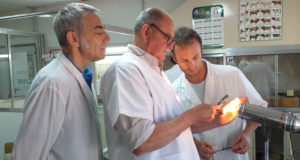 Capacitación sobre brucelosis en el Laboratorio de Senasa de General Pico