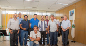 El ministro Lavandeira recibió a cinco rurales de San Luis