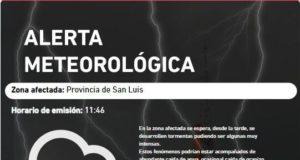 En jornada agobiante apareció el alerta por tormentas fuertes