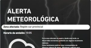 Alerta meteorológico por fuertes tormentas