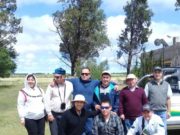 Visita de productores y técnicos de la República de Kasajstán a un campo experimental de Tilisarao