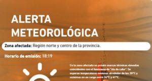 Alerta por ola de calor hasta el martes para el centro y norte de San Luis