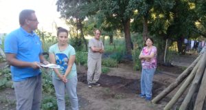 Productores de Las Lagunas se capacitaron para armado de invernaderos