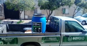 San Luis: comenzó la entrega de contenendores para el reciclado del aceite de cocina