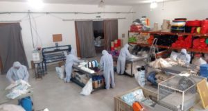 Pyme mendocina fabrica 20 mil barbijos por semana