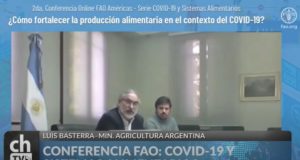 Basterra destacó el rol de los productores agropecuarios para enfrentar la pandemia