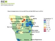El pronóstico lo anticipó: miércoles 29 frío sobre la provincia de San Luis