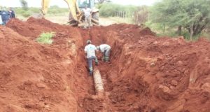 San Luis: finalizó la reparación de un tramo del acueducto Nogolí